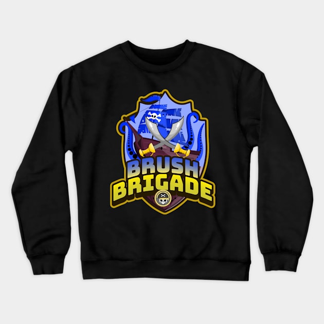 Brush Brigade Baby Crewneck Sweatshirt by VashiMerch